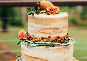 Boho Style Wedding Cake